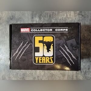Marvel Collector Corps Black and Gold 50th Anniversary Box NIB